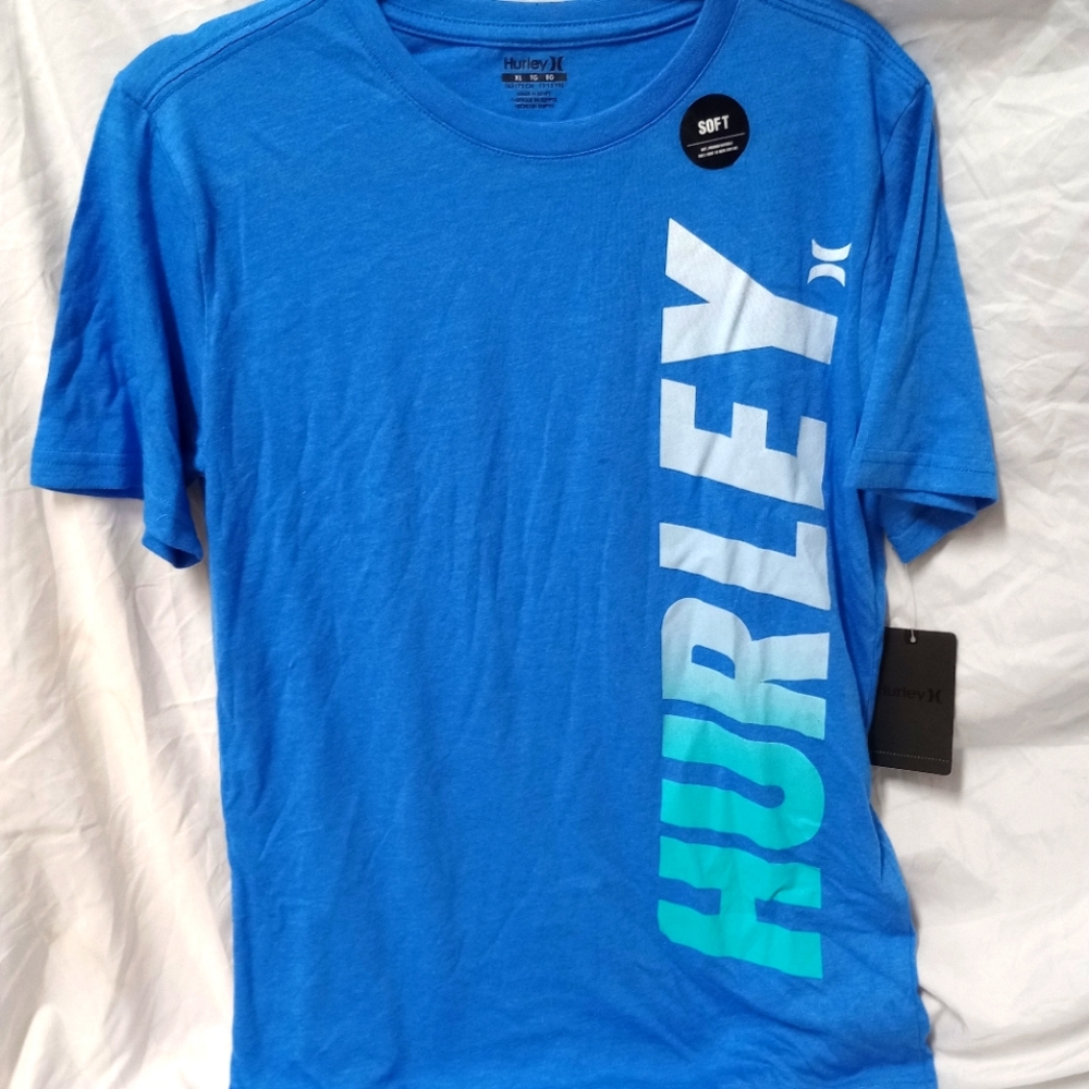 Hurley Boys size XL Pacific Blue Shirt